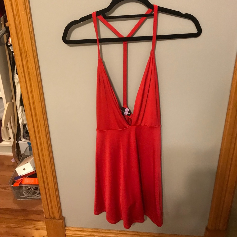 revolve NBDx the naven twins red dress size small